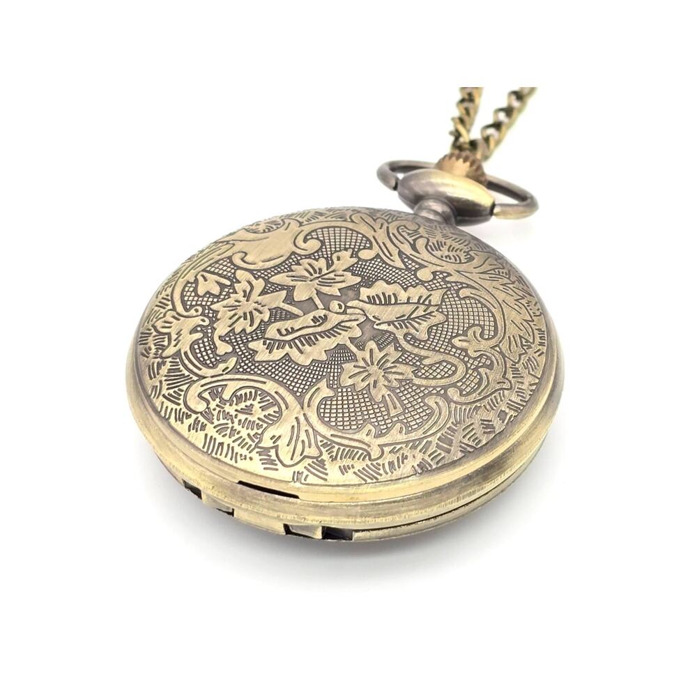 Pikachu Pokemon Pocket Watch - Yellow Lightning Thunderbolt Vintage Look Gift - Picture 6 of 10